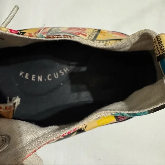 Custom Converse Chuck Taylor Low Top Magazine Collage Art Sneakers Keen Cush - Picture 5 of 8